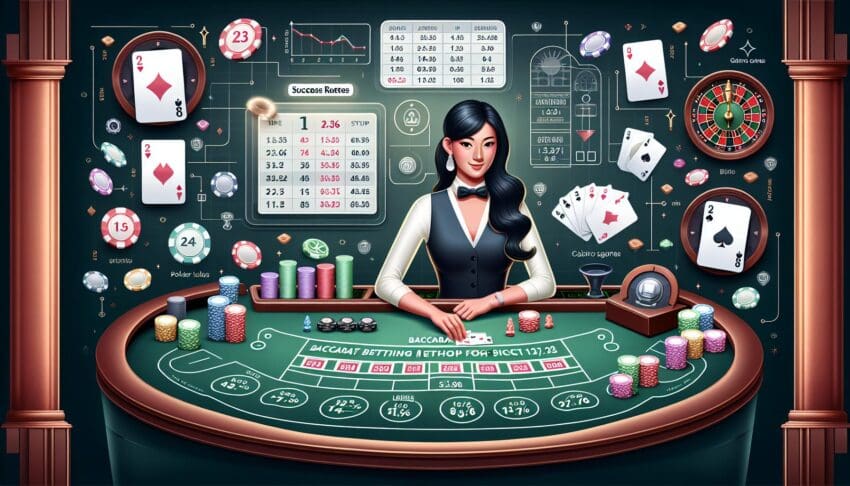 1-3-2-6 投注法百家樂實戰應用解析與技巧教學，投注法勝率比