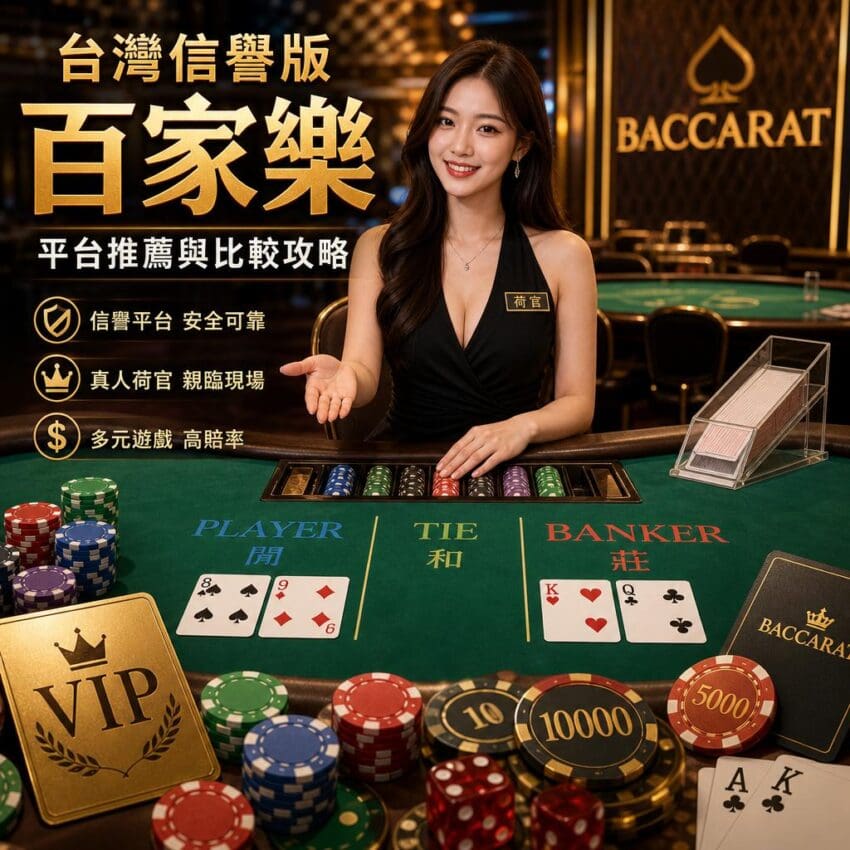 台灣信譽版百家樂平台推薦與比較攻略