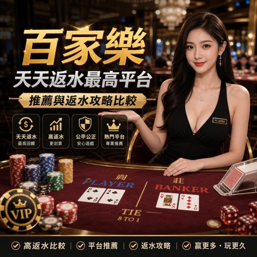 百家樂天天返水最高平台推薦與返水攻略比較